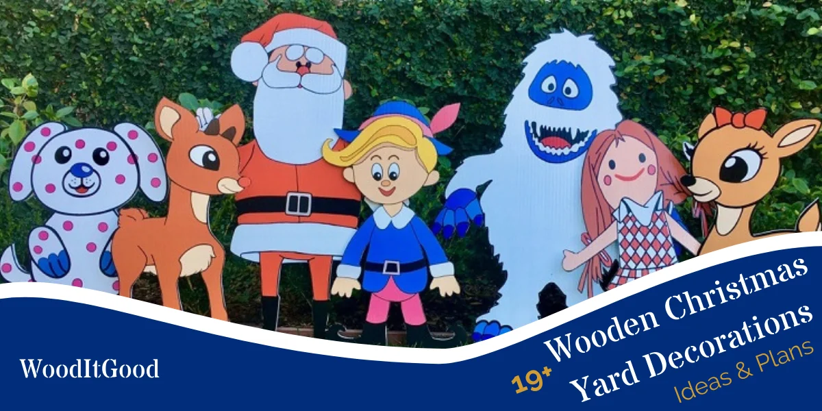 Wooden Christmas Yard Decorations