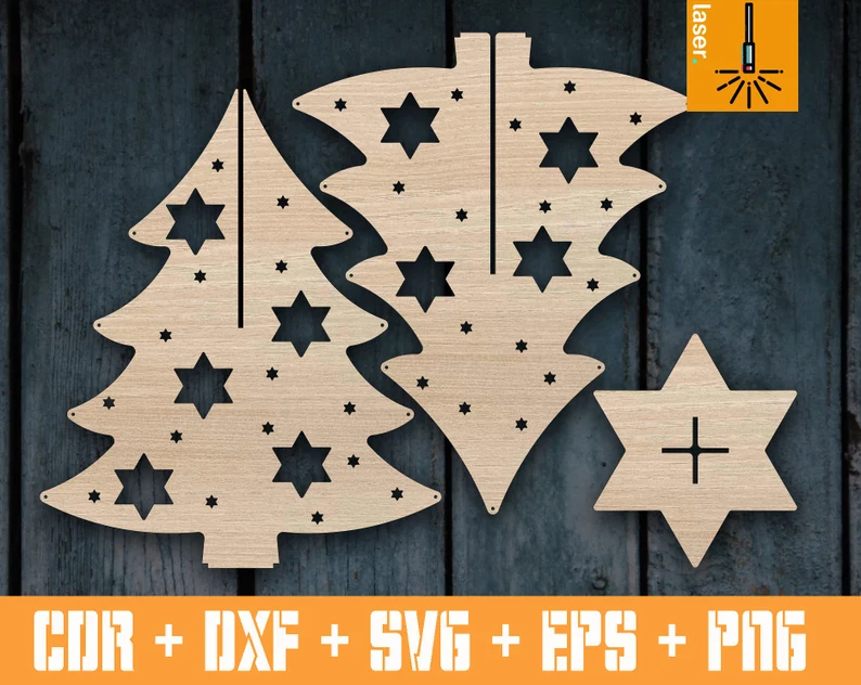 A pattern for your CnC machine that you can use to make a Christmas Tree.