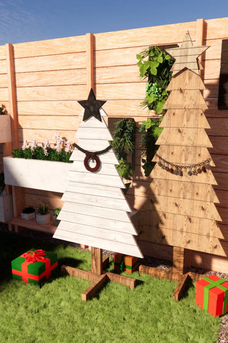 A look at some rustic Christmas trees you can learn to make.