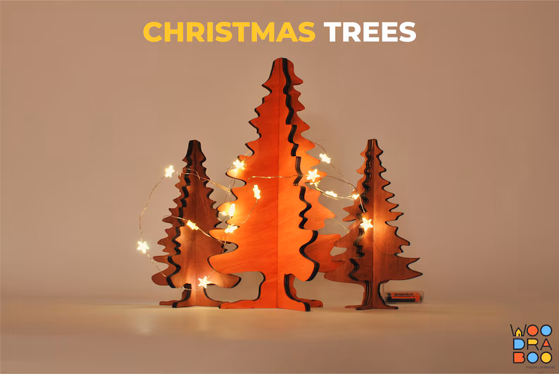 A look at some very cool criss-cross Christmas tree syou can make.
