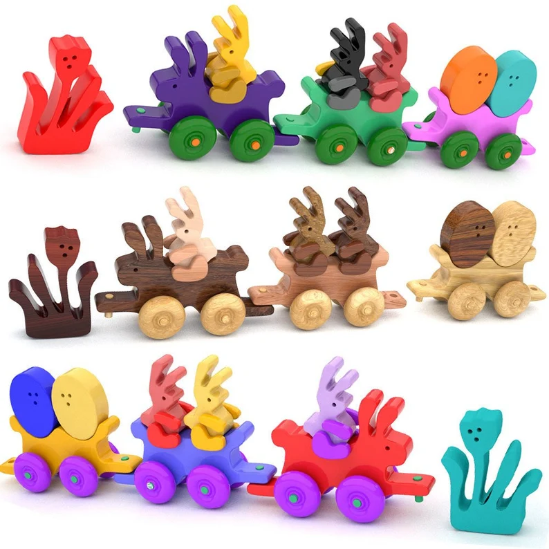 Another bunny train that you can learn to make.